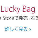 1月2日午前8時、AppleストアでLucky Bag 販売