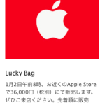 2015年 Luck Bag は 36,000円