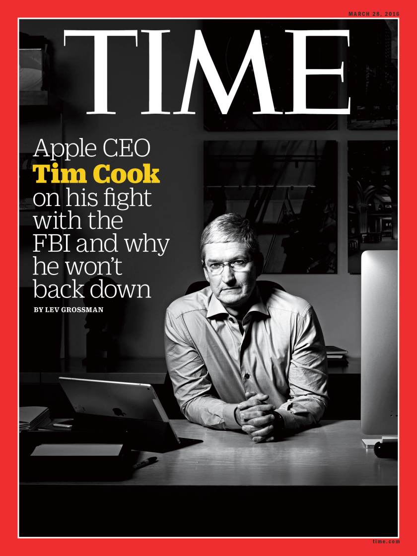 最新版time誌の表紙は Tim Cook